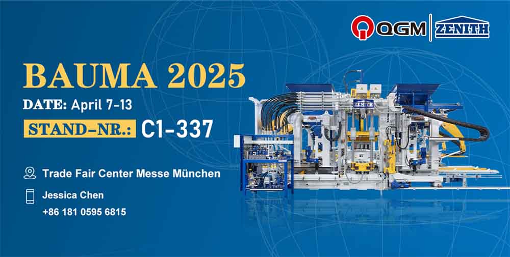 A QGM ragyog a Bauma 2025 -ben! A világ Kína 