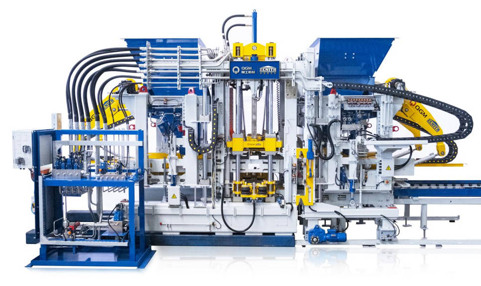 Fejlett téglagép nagy teljesítményű betontömbökhöz